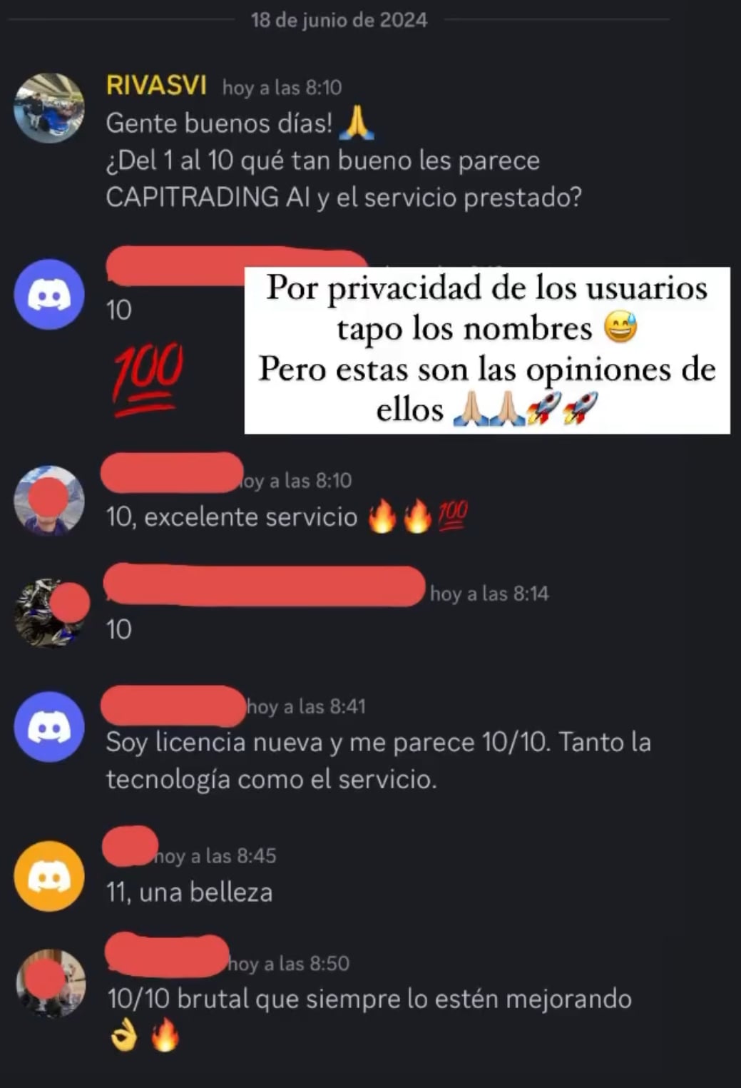 Testimonio de usuario 1