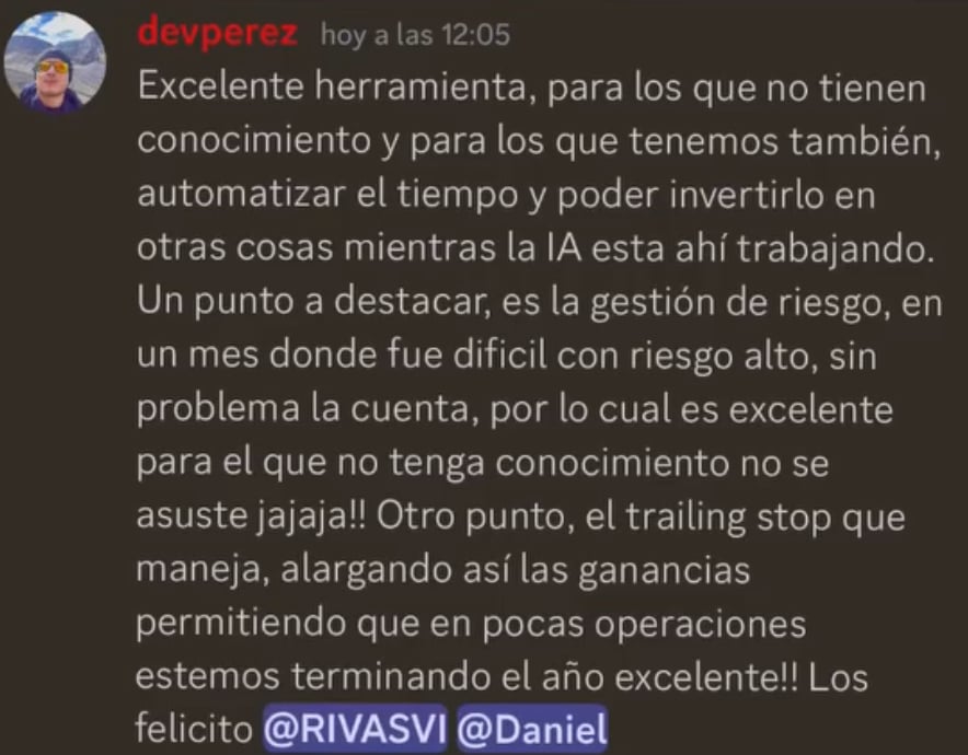 Testimonio de usuario 4